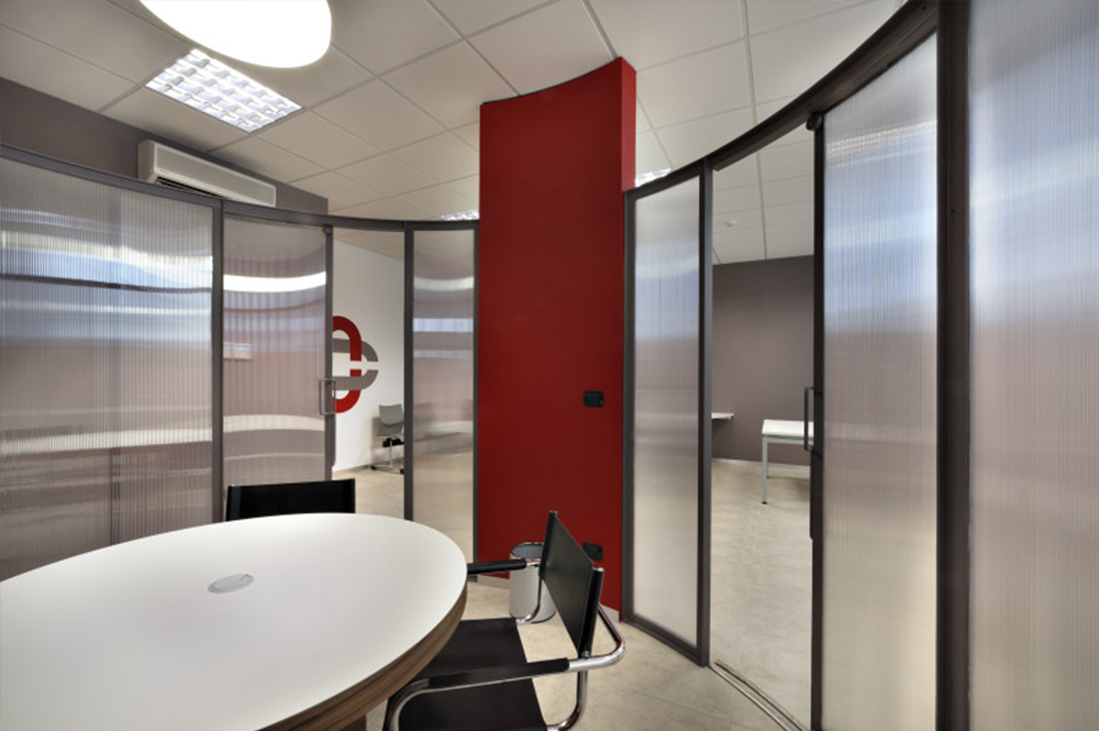 pareti vetrate da ufficio